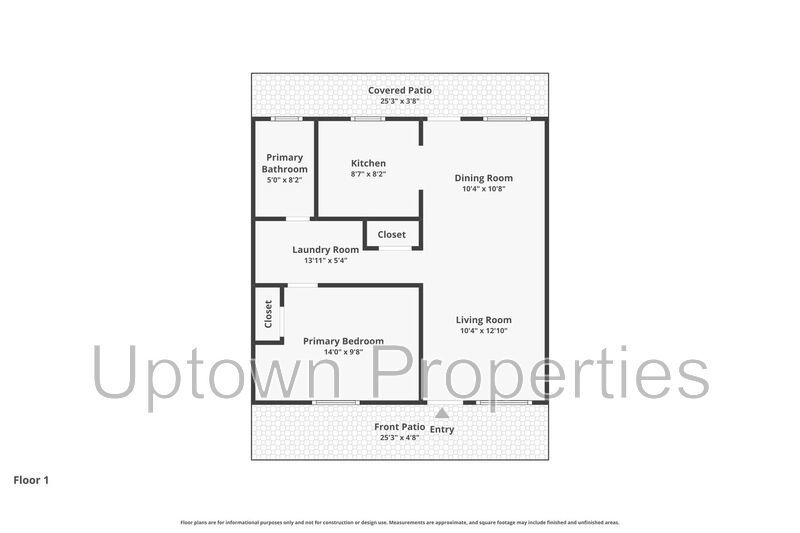 Cozy 1 BD/1 BTH Single Story + Private Patio + Fenced Yard + W/D Hookups property image